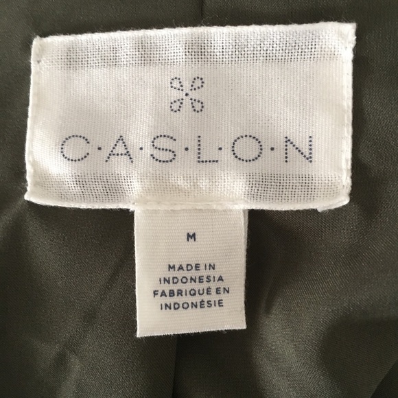 Caslon Teddy Sherpa Faux Shearling Fleece Jacket NWT.  Size M - Picture 7 of 8